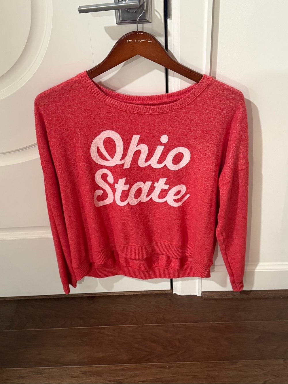 Ohio State Red Graphic Sweatshirt